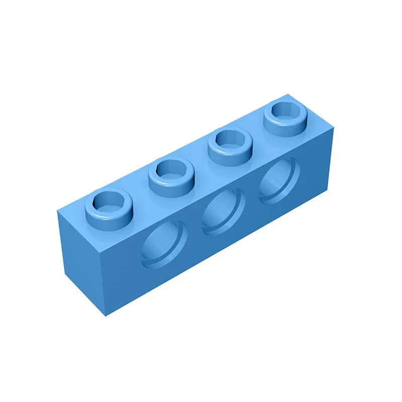 Gobricks GDS-625 Technical Brick 1x4 3-Hole | Compatible with Lego 3701