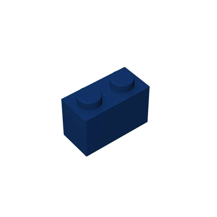 Educational Assemblage Gobricks Brick 1 x 2 without Bottom Tube | Compatible with Lego 3004 3065 35743