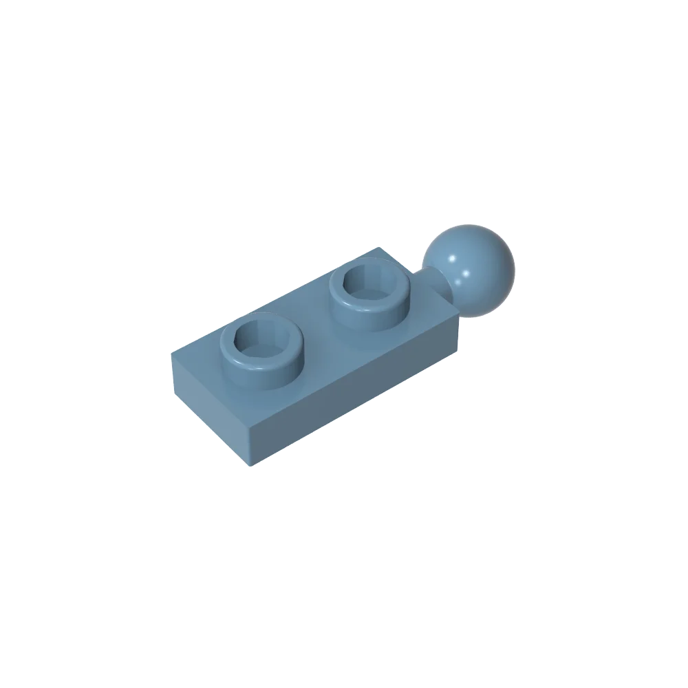 Gobricks GDS-852 Plate Modified 1 x 2 with Tow Ball on End | Building Block for DIY Creations