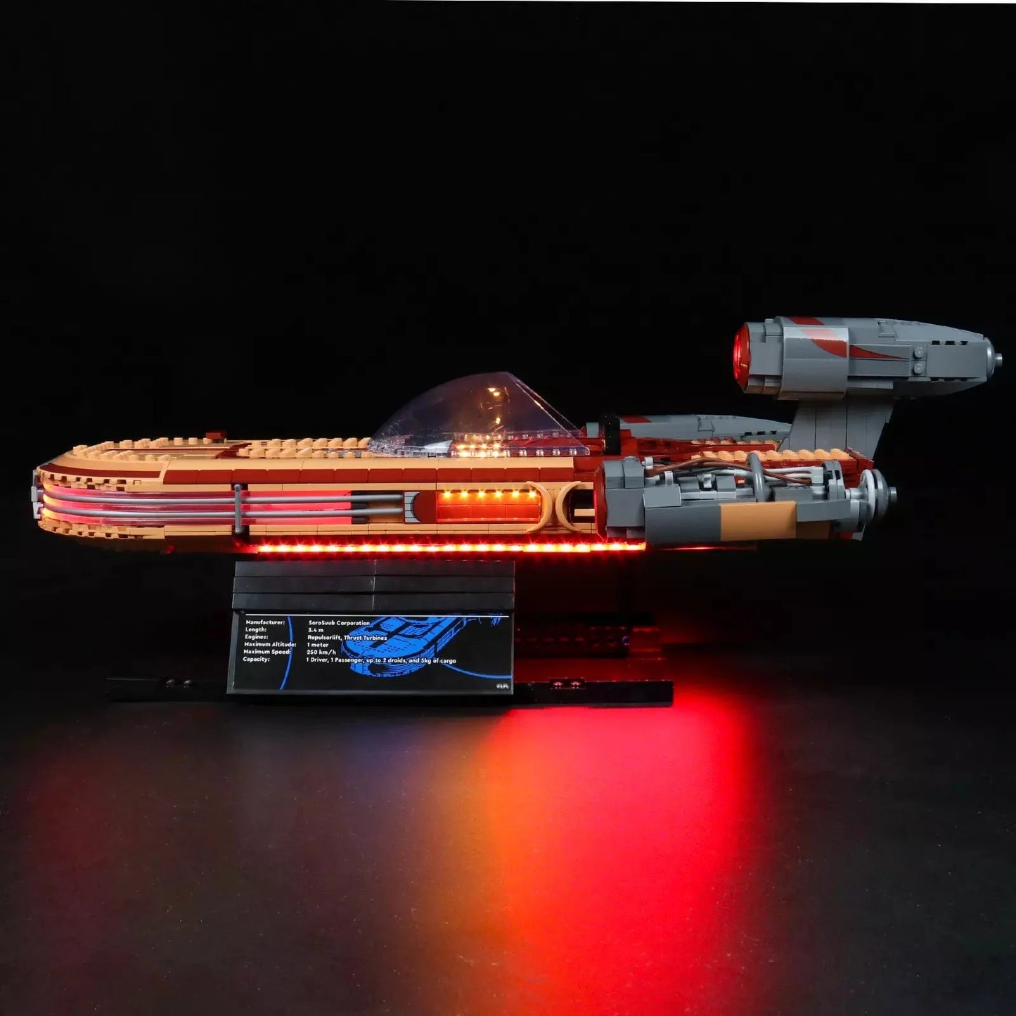 LEGO Luke Skywalker’s Landspeeder™ #75341 Light Kit