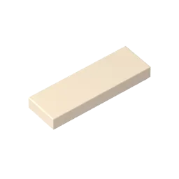 Gobricks GDS-562 Tile 1 x 3 Building Blocks | Compatible with Lego 63864