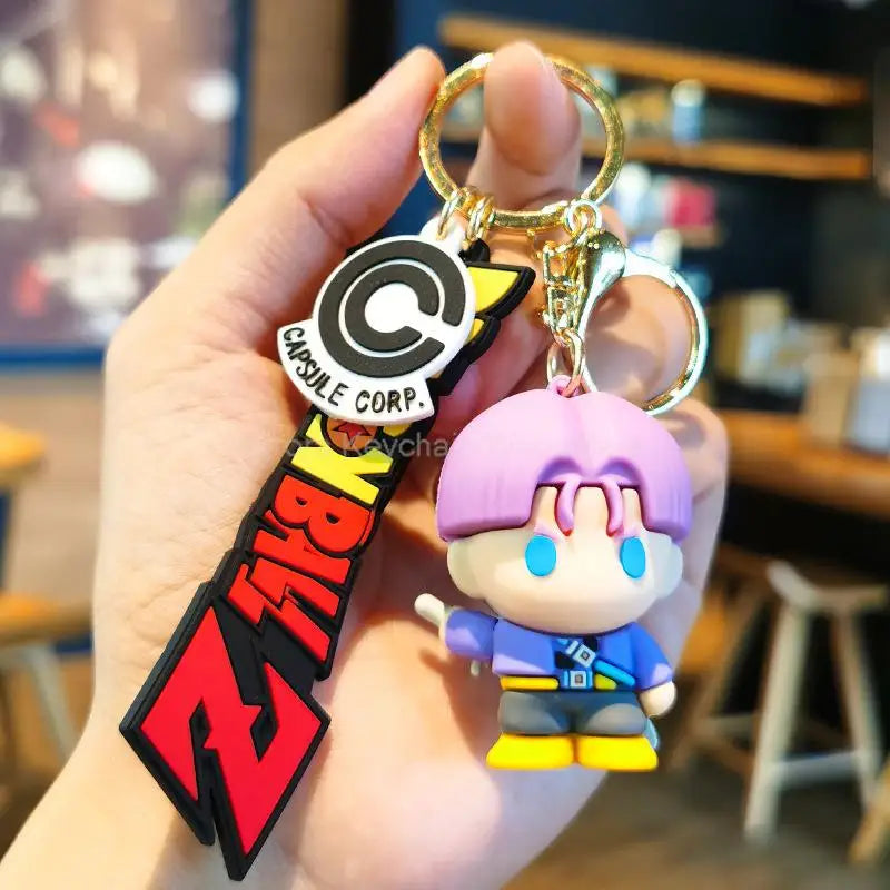 Dragon Ball Z Key Chains Anime Series Car Pendant Keyring Kids Accessories Gifts
