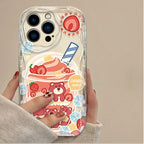 Disney WinniethePooh Strawberry Shortcake Bear Case For iPhone