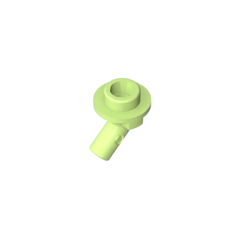 Gobricks GDS-2192 Bar, Angled with Stud on End | Compatible with Lego 65578 Technical Building Block