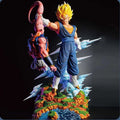 Super Saiyan Vegito Vs Majin Buu Anime Figure, Dragon Ball Z Action Figurines PVC Statue 31 CM