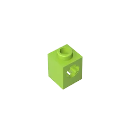 Gobricks GDS-2196 Technical Brick 1 x 1 with Axle Hole | Building Block for Lego