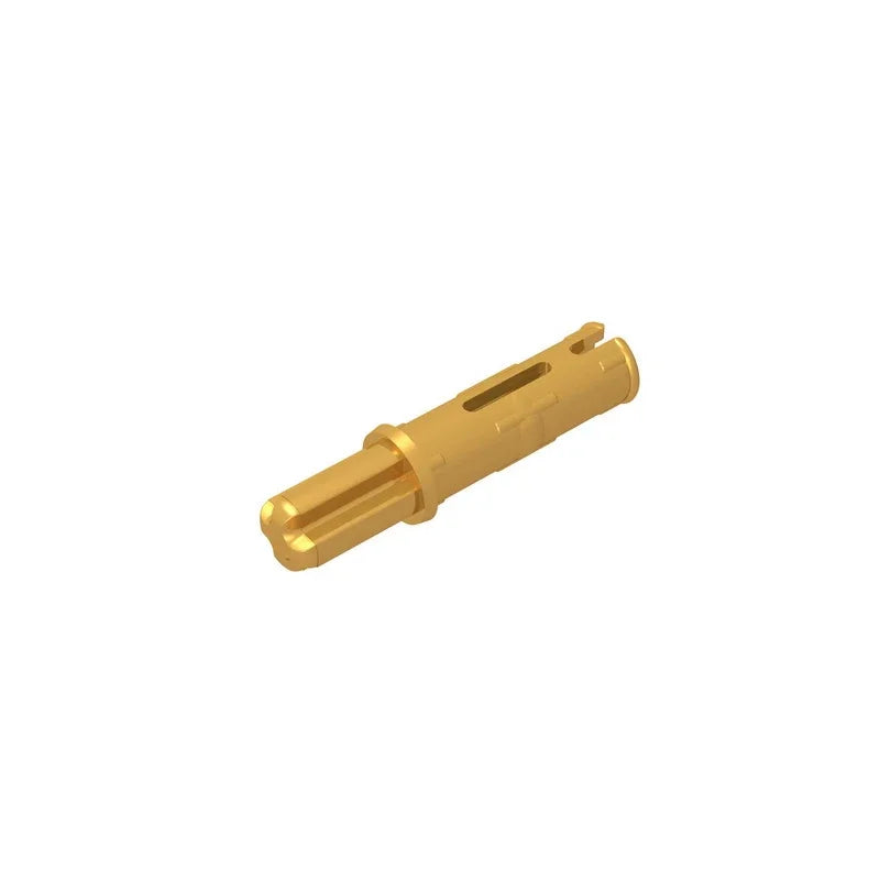Gobricks GDS-929 Axle Pin 3L with Friction Ridges | Compatible Building Block for Technic