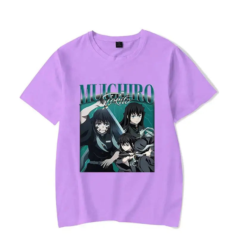 Tokitou Muichirou T-Shirts Demon Slayer Graphic Tee