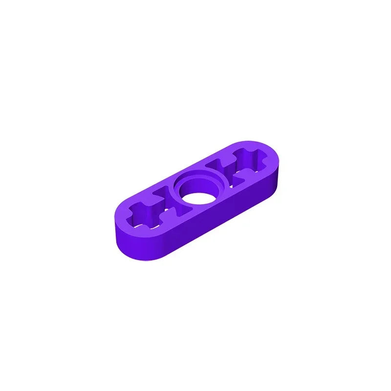 Gobricks GDS-689 Technical Liftarm Thin 1 x 3 | Building Block with Axle Holes Compatible with Lego 6632