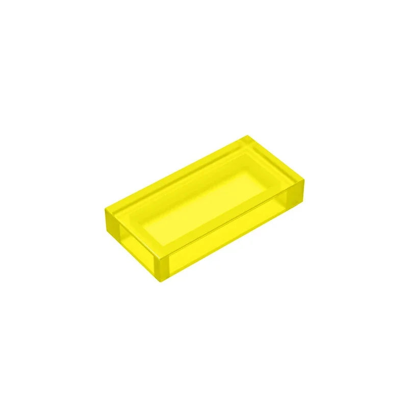 Gobricks GDS-566 Tile 1 x 2 with Groove | Compatible Building Block