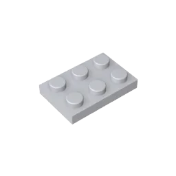 Gobricks GDS-510 Plate 2 x 3 | Compatible Building Block for DIY Projects