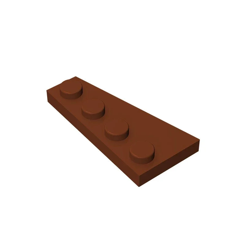 Gobricks GDS-549 Wedge Plate 4 x 2 Right | Building Block for Compatible DIY Sets