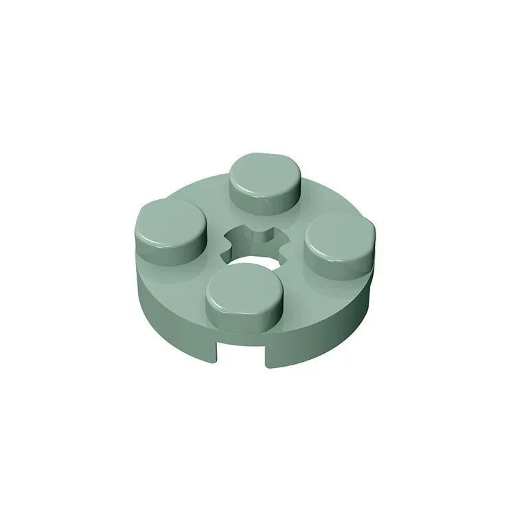 Gobricks GDS-609 PLATE 2X2 ROUND | Compatible Building Blocks for DIY Educational Models