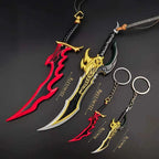 Solo Leveling Anime Manwha Sung Jinwoo Knight Killer Dagger Kasaka's Venom Fang Keychains Pendant