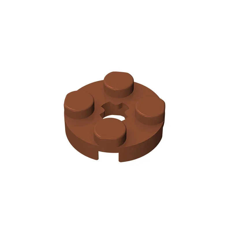 Gobricks GDS-609 PLATE 2X2 ROUND | Compatible Building Blocks for DIY Educational Models