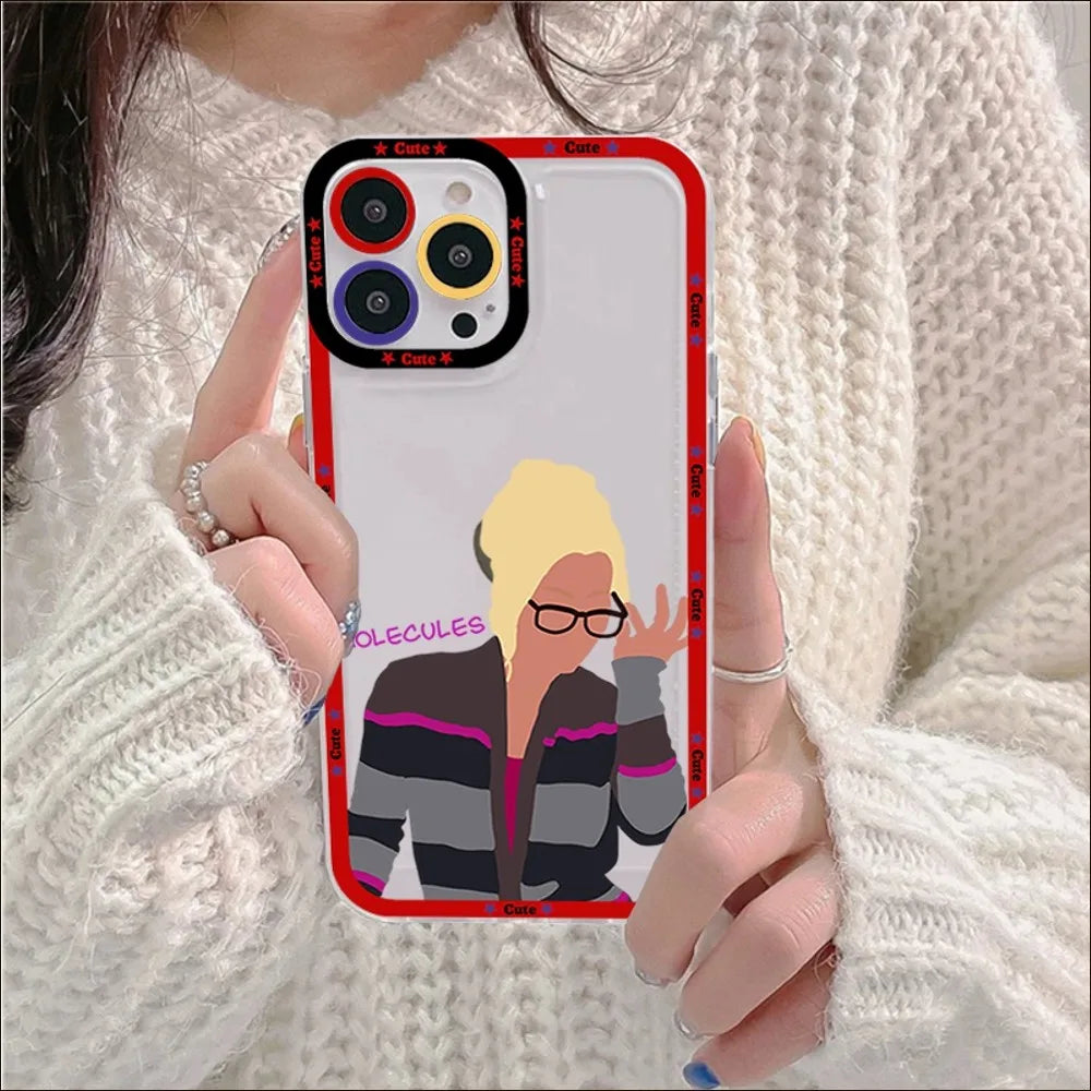 Bazinga The Big Bang Theory tv show Phone Case For iPhone 11 12 13 14 Mini Pro Max XR X XS TPU Case For 8 7 6 Plus SE 2020