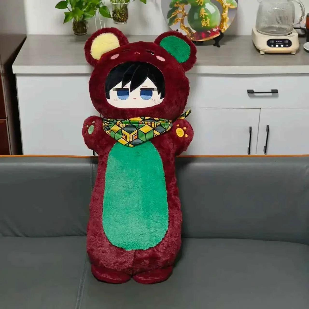 Kawaii Anime Demon Hunter Character Plush – Giant 80cm Stuffed Sleep Pillow Doll (5 Designs)