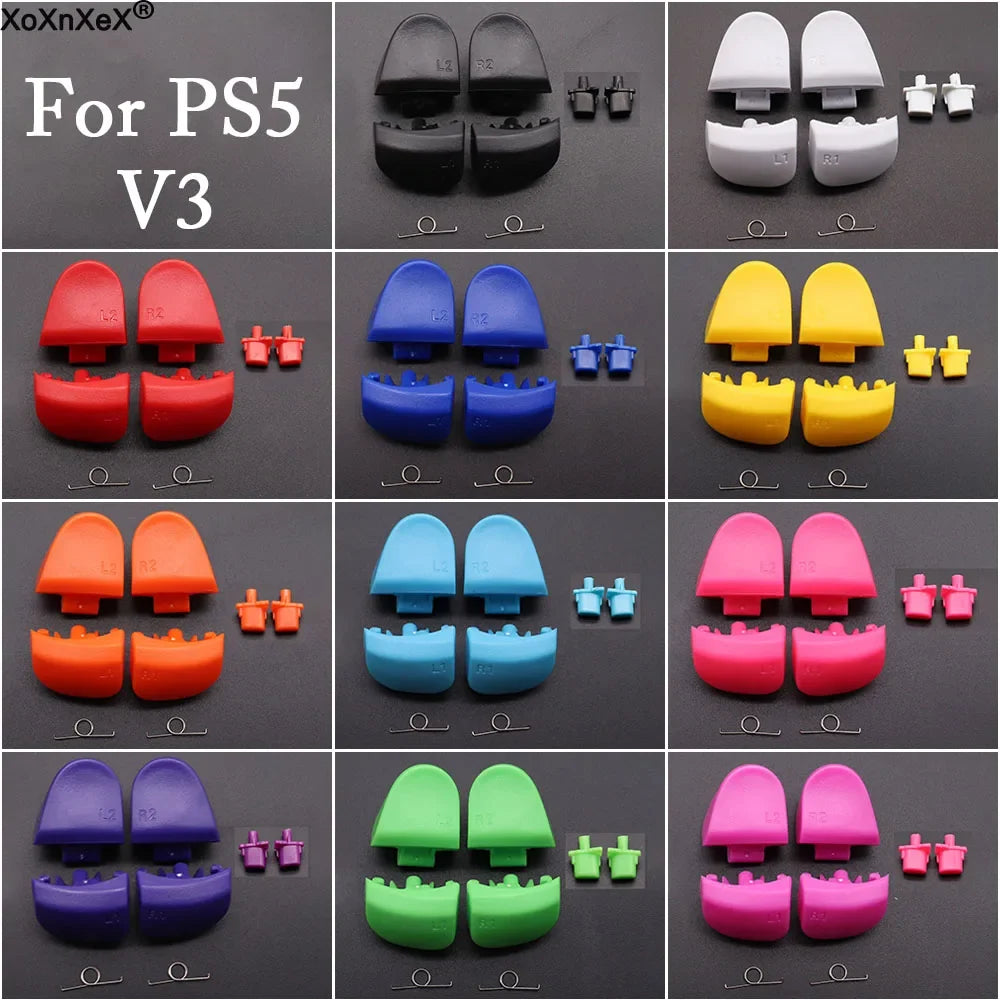 PS5 V3 BDM-030 Controller L1 R1 L2 R2 Trigger Buttons and Springs Replacement Set | Gaming Controller Repair Kit
