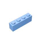 Gobricks GDS-534 Brick 1 x 4 without Bottom Tubes | Compatible Building Block Set