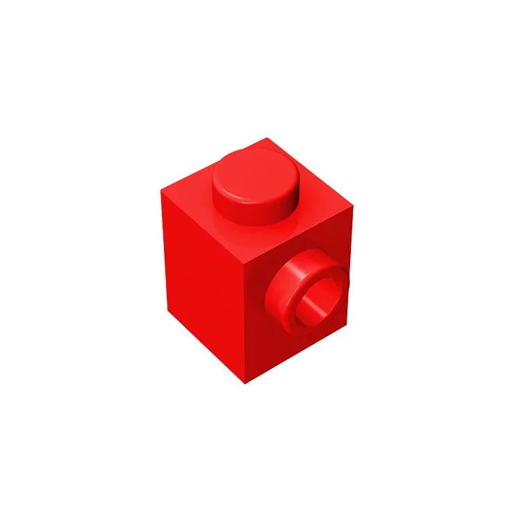 Gobricks GDS-635 BRICK 1X1 W. 1 KNOB | Single Side Bump Building Block Compatible with Lego 87087