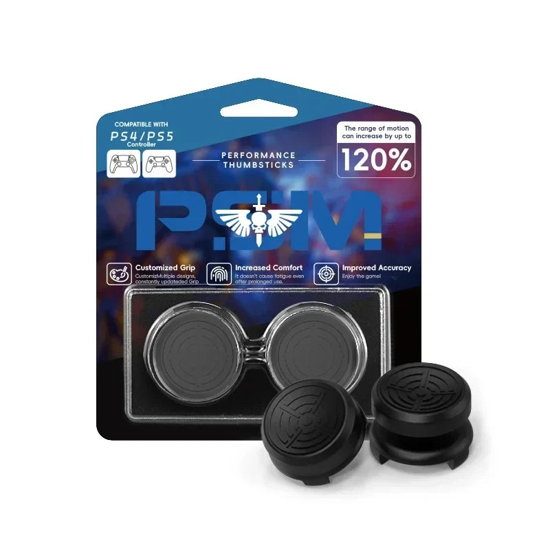 DATA FROG 2PCS High-Rise Analog Stick Cap for PS4 PS5 Xbox One Controller | FPS Precision Thumb Grip Joystick Cover