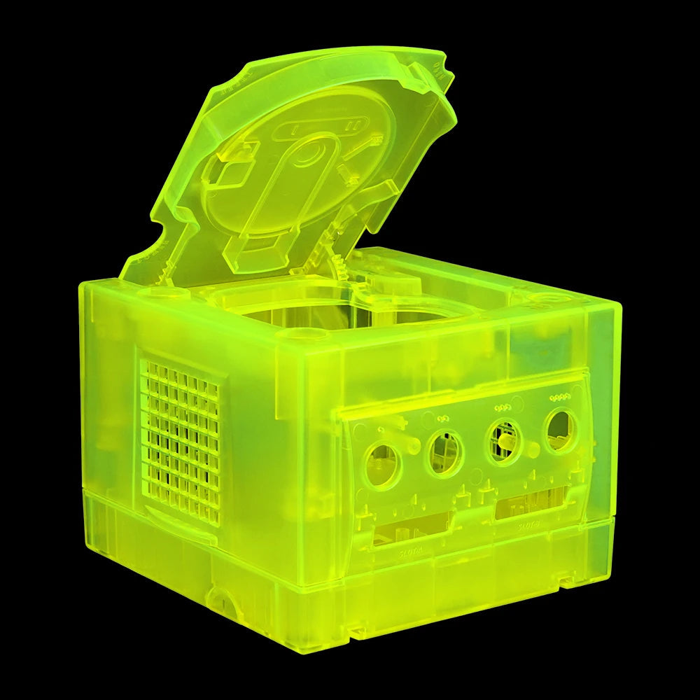 Gamecube Full Replacement Console Shell Housing Translucent Yellow