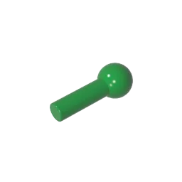Gobricks Bar 1L with Tow Ball | Compatible Building Block Technical Parts
