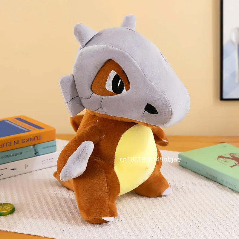 Bone Helmet Monster Plush Pillow – Soft Anime Stuffed Doll