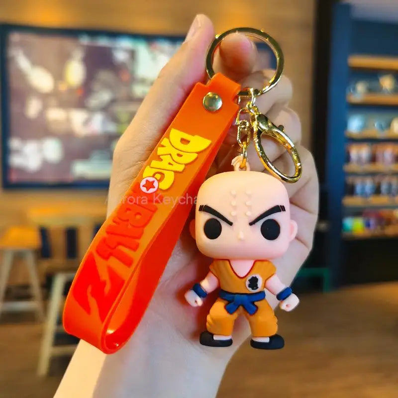 Dragon Ball Z Key Chains Anime Series Car Pendant Keyring Kids Accessories Gifts