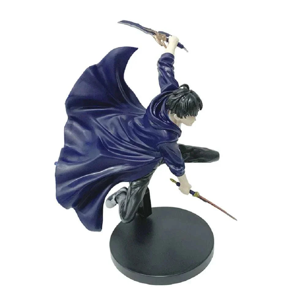 Sung Jinwoo Anime Figure, Solo Leveling Shadow Monarch King Action Figurines 18 CM