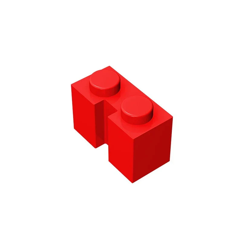 Gobricks GDS-798 Brick 1x2 with Groove | Compatible Building Block for DIY Sets