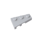 Gobricks GDS-547 Wedge Plate 3 x 2 Right | Compatible Building Block for DIY Creations
