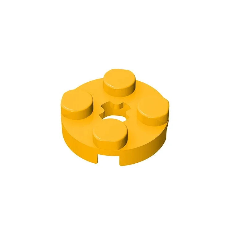 Gobricks GDS-609 PLATE 2X2 ROUND | Compatible Building Blocks for DIY Educational Models