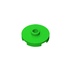 Gobricks GDS-1041 Tile Round 2x2 with Open Stud | Compatible Building Block for DIY Educational Kits