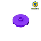 Gobricks GDS-1041 Tile Round 2x2 with Open Stud | Compatible Building Block for DIY Educational Kits