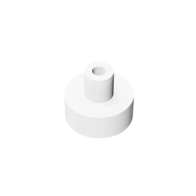 Gobricks Tile Round 1x1 with Bar and Pin Holder | Compatible Building Block