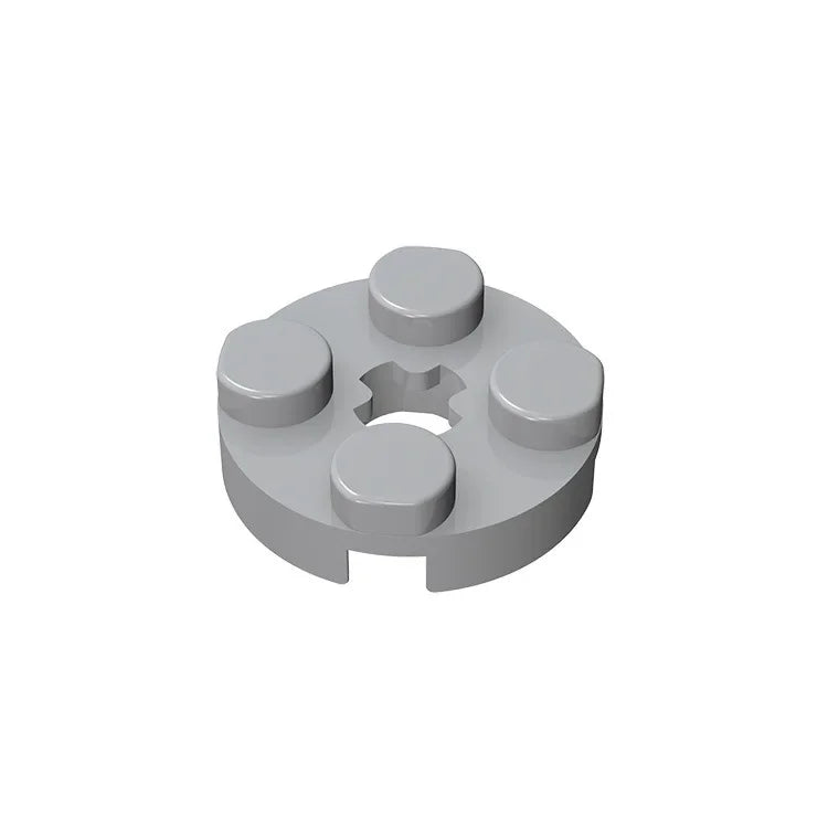 Gobricks GDS-609 PLATE 2X2 ROUND | Compatible Building Blocks for DIY Educational Models
