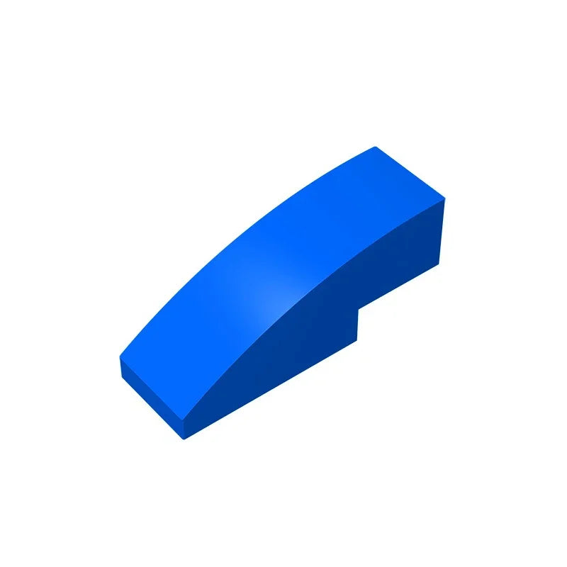 Gobricks GDS-657 Slope, Curved 3 x 1 | Compatible Building Block for Creative Construction