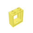 Gobricks GDS-783 Frame 1x2x2 Window | Compatible Building Block for DIY Projects