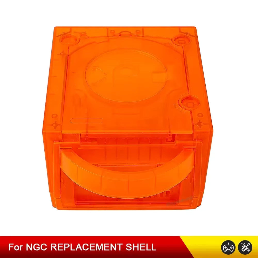 Gamecube Full Replacement Console Shell Housing Translucent Orange