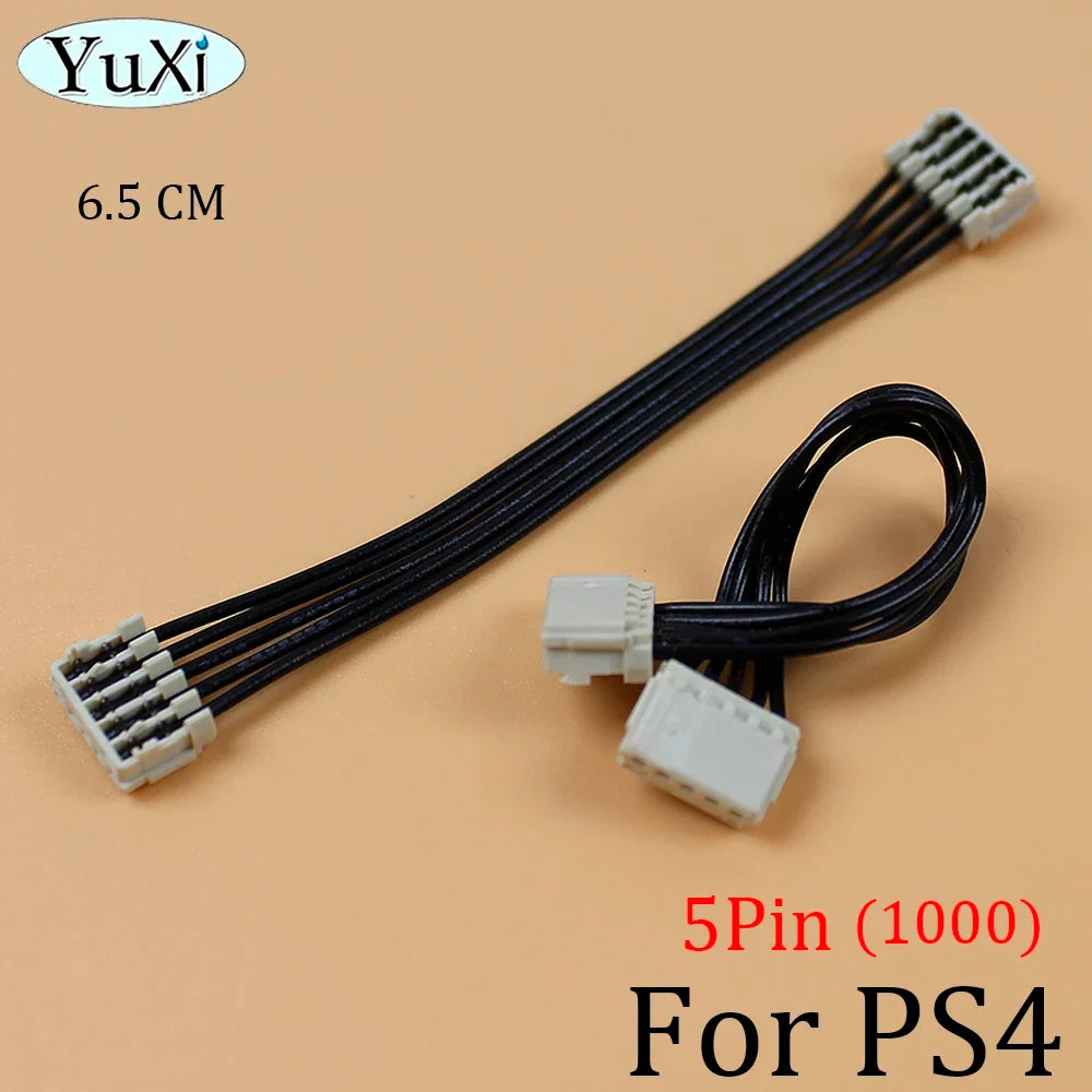 2Pcs Power Connector Cables For PS4 1000 1100 1200 | 5Pin 4Pin Host Power Line Cord Replacement