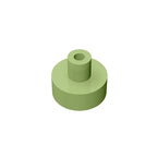 Gobricks Tile Round 1x1 with Bar and Pin Holder | Compatible Building Block