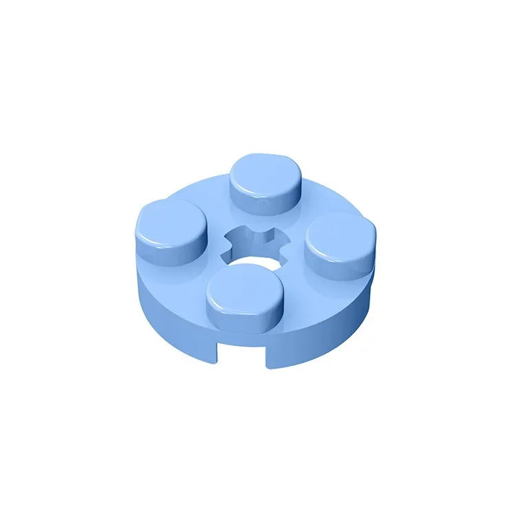 Gobricks GDS-609 PLATE 2X2 ROUND | Compatible Building Blocks for DIY Educational Models
