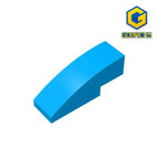 Gobricks GDS-657 Slope, Curved 3 x 1 | Compatible Building Block for Creative Construction