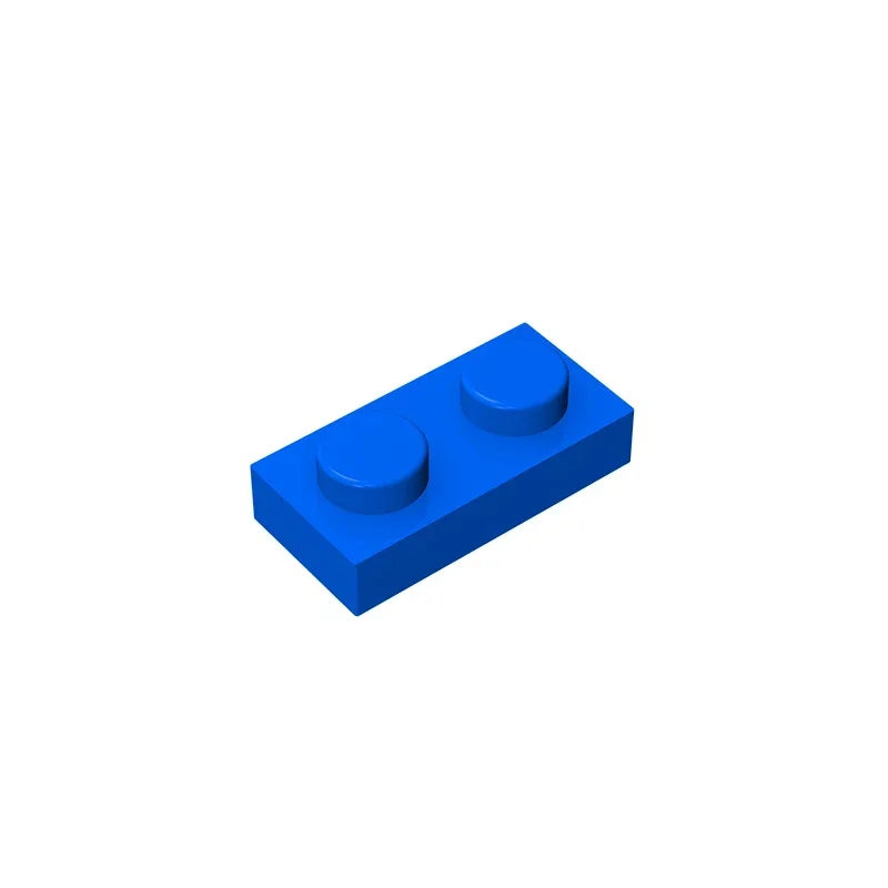 Gobricks GDS-502 Plate 1 x 2 Compatible Building Blocks | 6225 Pieces for DIY Creations