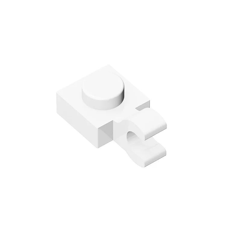 Gobricks GDS-813 1x1 Plate with Vertical Holder | Compatible with Lego 6019 and 61252