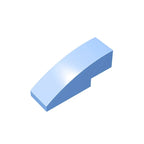 Gobricks GDS-657 Slope, Curved 3 x 1 | Compatible Building Block for Creative Construction