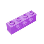 Gobricks GDS-625 Technical Brick 1x4 3-Hole | Compatible with Lego 3701