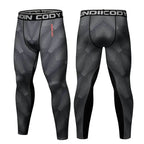 Men's Compression Running Tights - Jui Jit Su / Medium