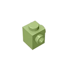 Gobricks GDS-1046 Modified Brick 1 x 1 with Studs on 2 Sides | Building Block for DIY